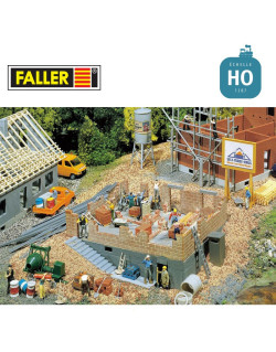 Maison en construction HO Faller 130307 - Maketis