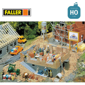 Maison en construction HO Faller 130307 - Maketis