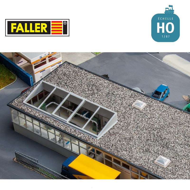 Atelier avec aménagements HO Faller 130168 - Maketis