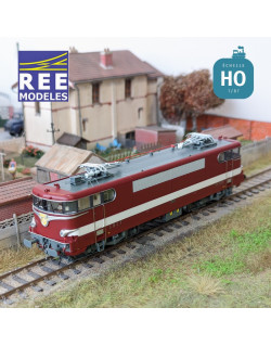 Locomotive électrique BB 9288 Livrée Rouge SNCF EP IV Digital son HO REE MB-082S - Maketis