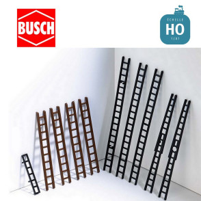 Assortiment d'échelles (10 pièces) HO Busch 7786 - Maketis