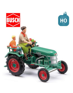 Tracteur Kramer k11 avec conducteur HO Busch 40071 - Maketis