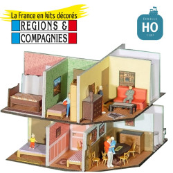 Furniture and various interior equipment (to be cut) HO Régions et Compagnies AME004