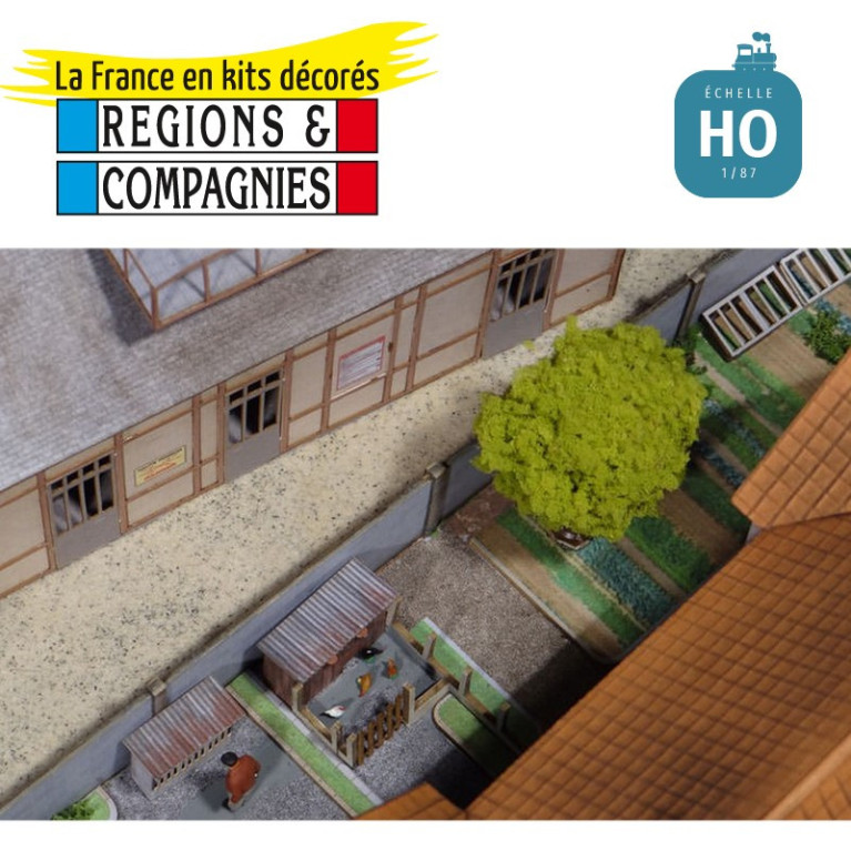 Jardin cheminot : cabanes, appentis, outils HO Régions et Compagnies CIT007 - Maketis