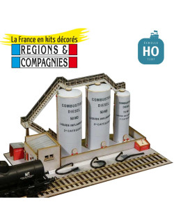 HO Gas Pump/Storage Station Régions et Compagnies DEP015