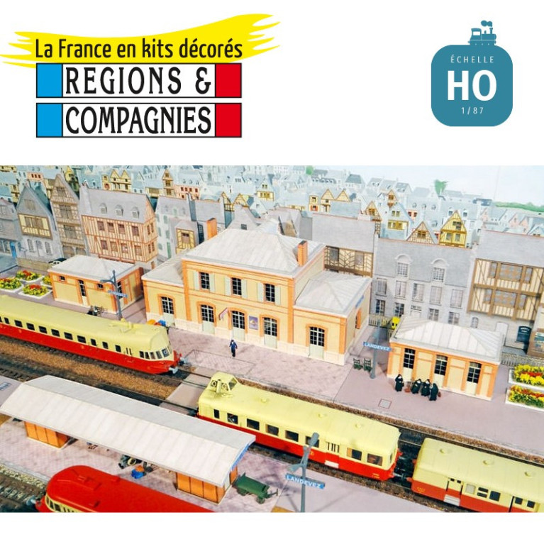 Annexe magasin / bureau Gare Ouest HO Régions et Compagnies GAR202 - Maketis