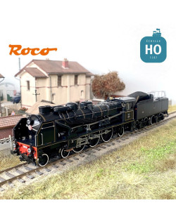Locomotive à vapeur 231 E 34 SNCF Ep III Analogique HO ROCO 70039 - Maketis