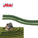 Ensemble de 3 haies flexibles 14 mm vert foncé Heki 1187 - Maketis