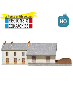 Station with Goods Shed type PO HO Régions et Compagnies GAR402