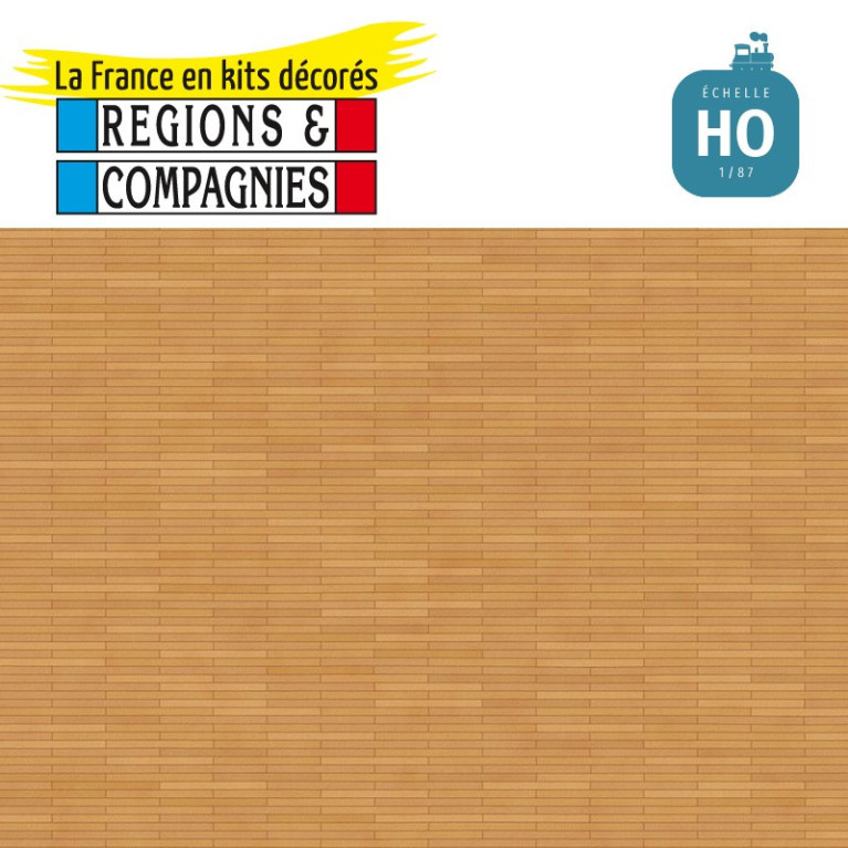 Parquet a lames droites HO Régions et Compagnies MAT012 - Maketis