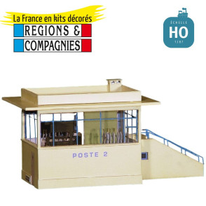 Poste d aiguillage unifié SNCF 18 leviers HO Régions et Compagnies POS002 - Maketis