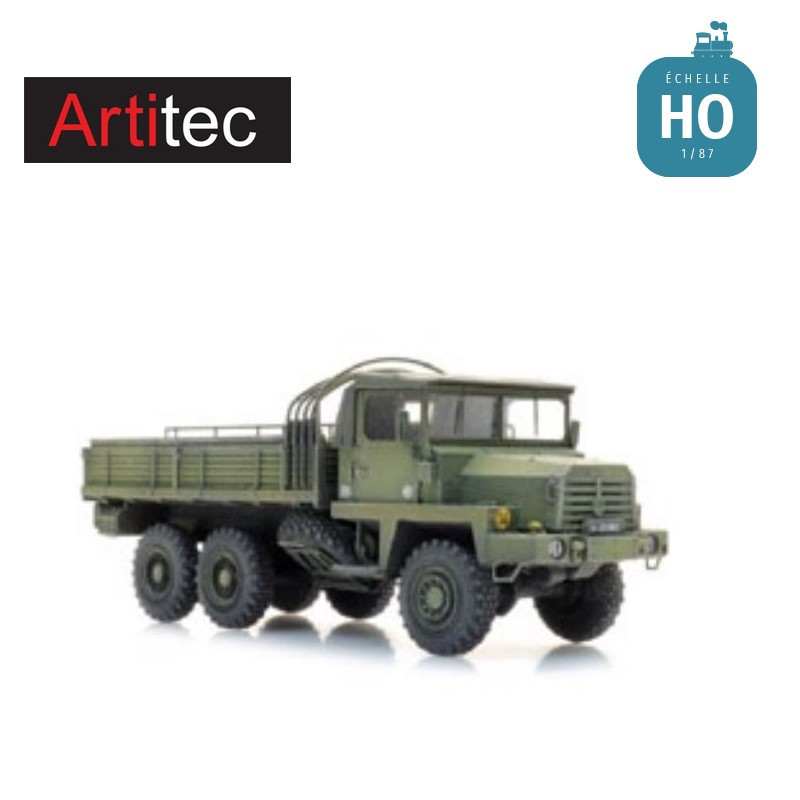 Camion militaire FR Berliet GBC 8KT Chargement du train HO Artitec 6870548-Maketis