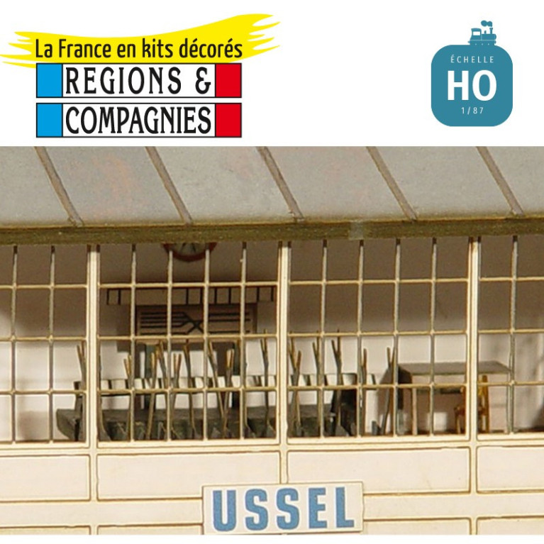 Poste d aiguillage PO Ussel HO Régions et Compagnies POS401 - Maketis