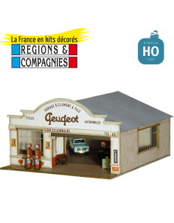 Petit garage HO Régions et Compagnies PRO004