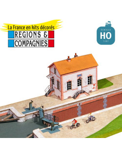 Maison éclusière canaux du nord HO Régions et Compagnies PRO016