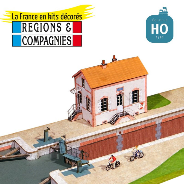 Maison éclusière canaux du nord HO Régions et Compagnies PRO016 - Maketis