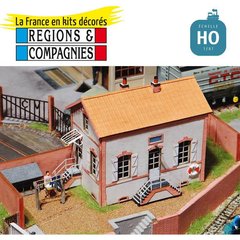 Maison éclusière canaux du nord HO Régions et Compagnies PRO016 - Maketis