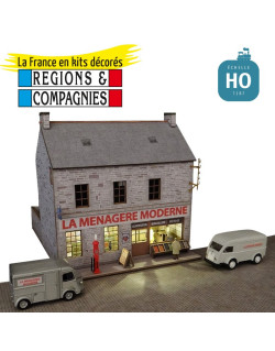 Epicerie/café de village HO Régions et Compagnies QUA009