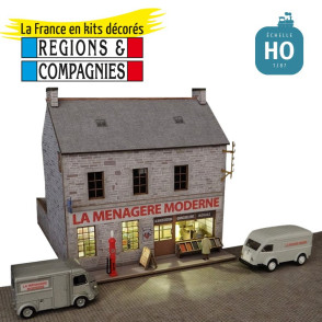 Epicerie/café de village HO Régions et Compagnies QUA009 - Maketis