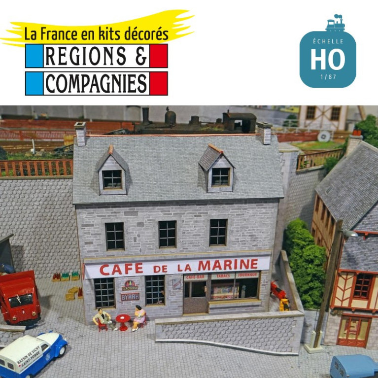 Epicerie/café de village HO Régions et Compagnies QUA009 - Maketis