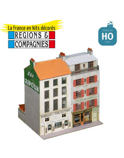 Bloc 2 immeubles droits (journaux teinturerie) HO Régions et Compagnies VIL008