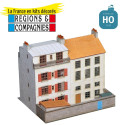Bloc 2 immeubles droits (journaux teinturerie) HO Régions et Compagnies VIL008 - Maketis