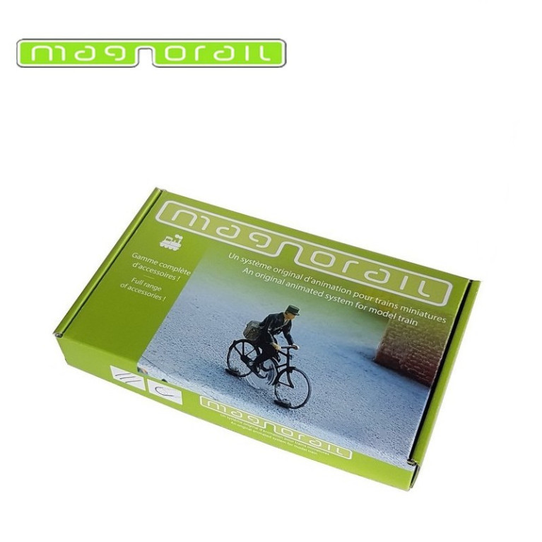 2 cyclists HO/OO in kit for Magnorail System EF-2- Maketis