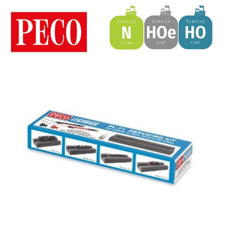 Kit d'entretien Peco pour matériel roulant PL71 - Maketis Kit d'entretien Peco pour matériel roulant PL71 - Maketis