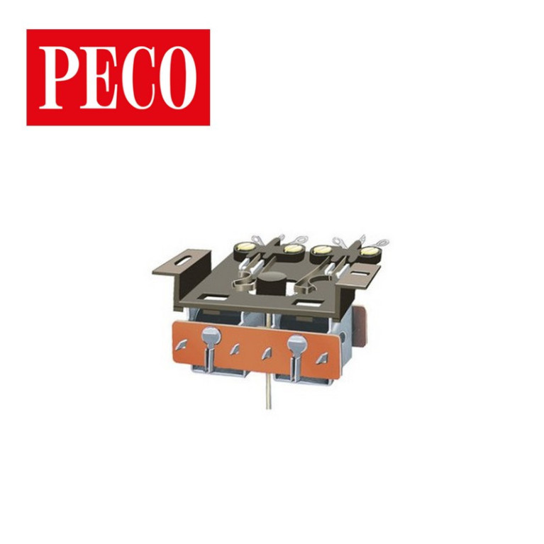 Double contacteur pour moteur d'aiguillage Peco PL15