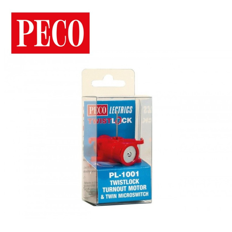 Peco lectrics Twistlock turnout motor and Microswitch Peco PL-1001 - Maketis