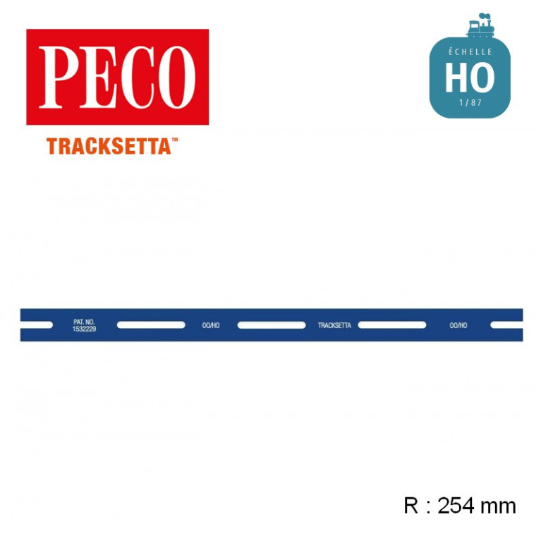 Gabarit de voie flexible droit 254 mm OO/HO Tracksetta OOT10 - Maketis Gabarit de voie flexible droit 254 mm OO/HO Tracksetta OOT10 - Maketis