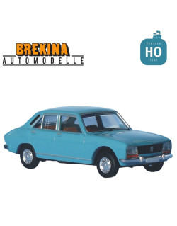 Peugeot 504, bleu canard HO Brekina SAI2083