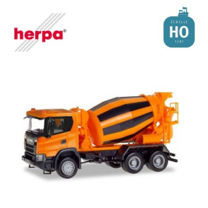 Scania CG 17 6x6 avec toupie à béton HO Herpa 309783 - Maketis