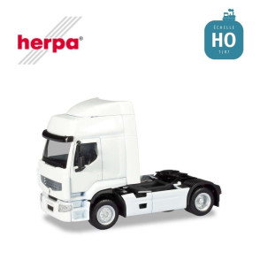 Tracteur Renault Premium blanc MiniKit HO, Herpa 013635 - Maketis