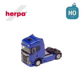 Tracteur Scania CS 20 HD avec pare soleil, bleu outremer HO Herpa 306768 - Maketis