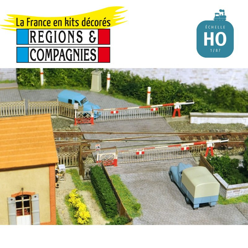 2 barrières oscillantes et 2 automatiques HO Régions et Compagnies VOI003 - Maketis