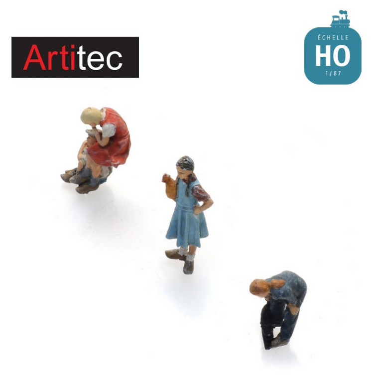 Enfants de fermiers 3pcs HO Artitec 5870030 - Maketis Enfants de fermiers 3pcs HO Artitec 5870030 - Maketis