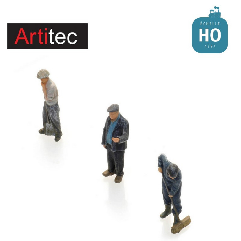 Personnel de l'écurie 3pcs HO Artitec 5870029 - Maketis Personnel de l'écurie 3pcs HO Artitec 5870029 - Maketis