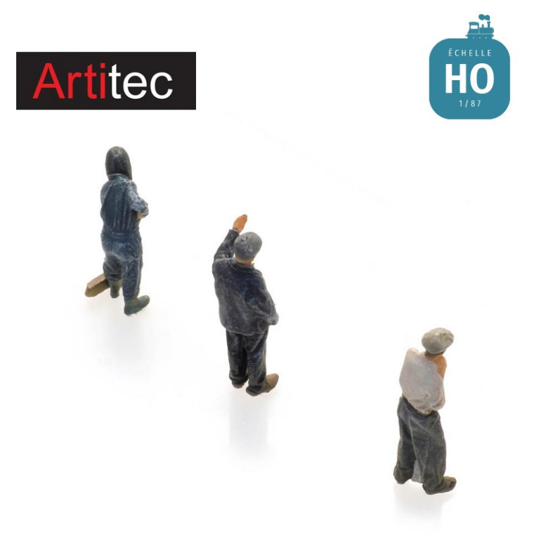 Personnel de l'écurie 3pcs HO Artitec 5870029 - Maketis Personnel de l'écurie 3pcs HO Artitec 5870029 - Maketis
