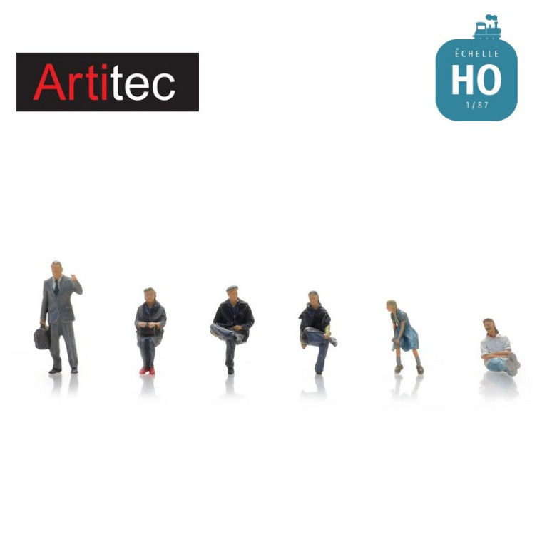 Passagers 6pcs HO Artitec 5870025 - Maketis Passagers 6pcs HO Artitec 5870025 - Maketis
