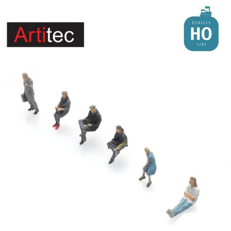 Passagers 6pcs HO Artitec 5870025 - Maketis Passagers 6pcs HO Artitec 5870025 - Maketis