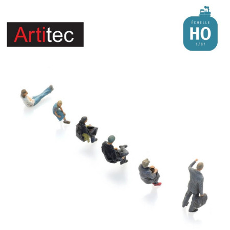 Passagers 6pcs HO Artitec 5870025 - Maketis