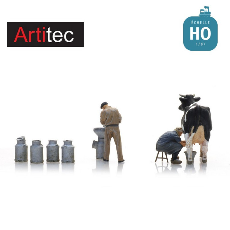 Fermiers à la traie 2pcs HO Artitec 5870023 - Maketis Fermiers à la traie 2pcs HO Artitec 5870023 - Maketis