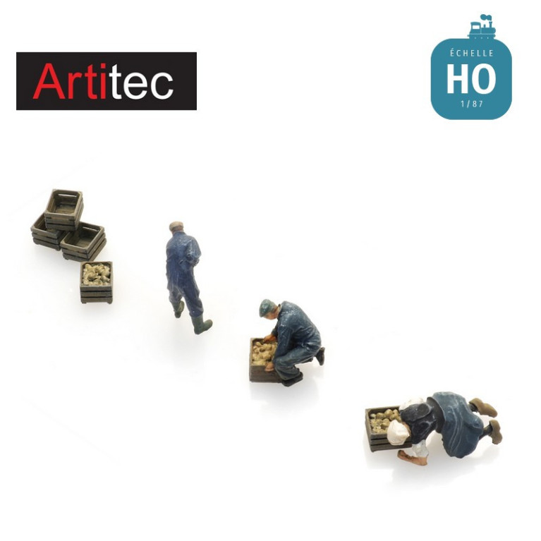 Fermiers dans les champs 3pcs HO Artitec 5870022 - Maketis Fermiers dans les champs 3pcs HO Artitec 5870022 - Maketis