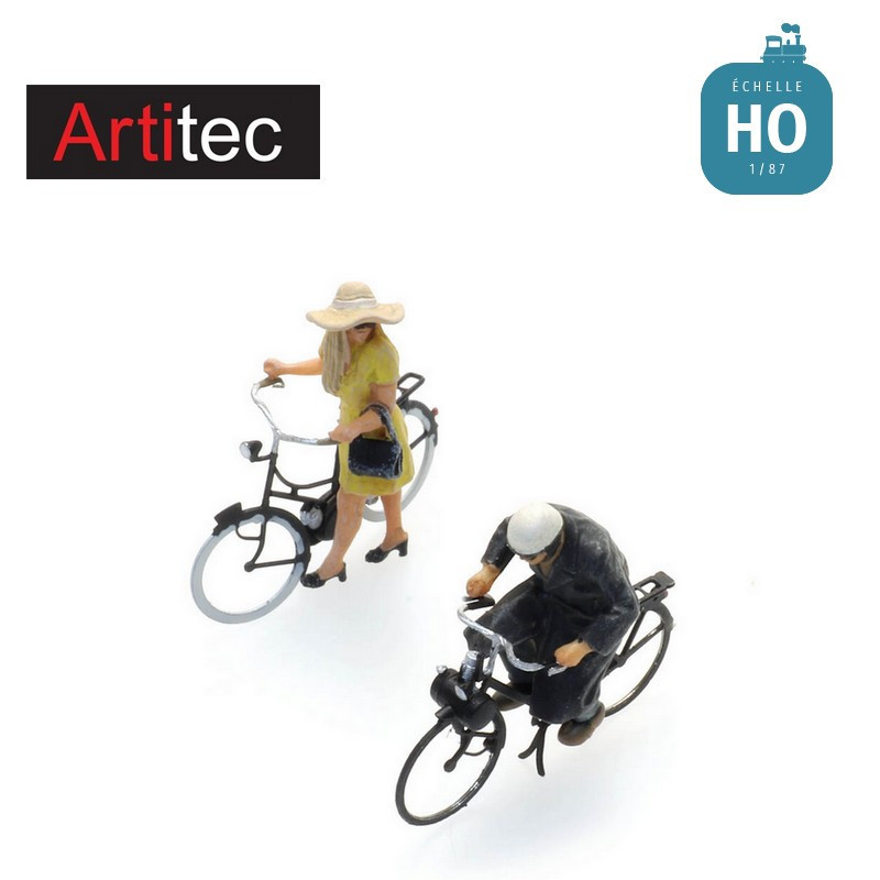 Mobylette Solex avec conducteur 2pcs HO Artitec 5870017 - Maketis