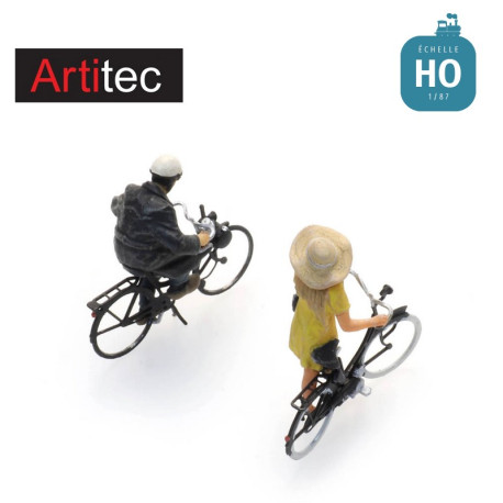 Mobylette Solex avec conducteur 2pcs HO Artitec 5870017 - Maketis