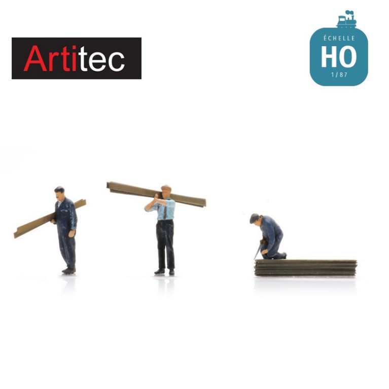 Charpentiers 1920 - 1990 3pcs HO Artitec 5870014 - Maketis Charpentiers 1920 - 1990 3pcs HO Artitec 5870014 - Maketis