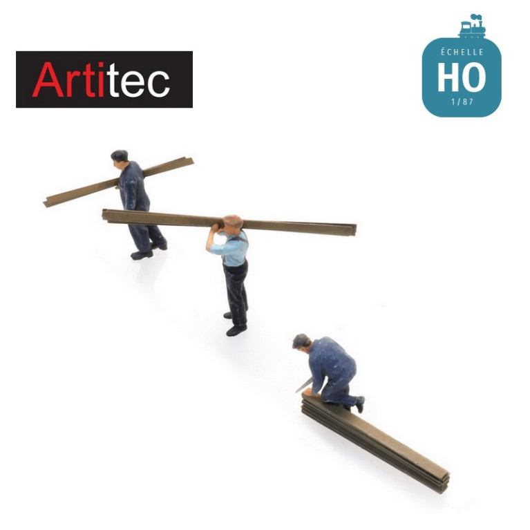 Charpentiers 1920 - 1990 3pcs HO Artitec 5870014 - Maketis Charpentiers 1920 - 1990 3pcs HO Artitec 5870014 - Maketis