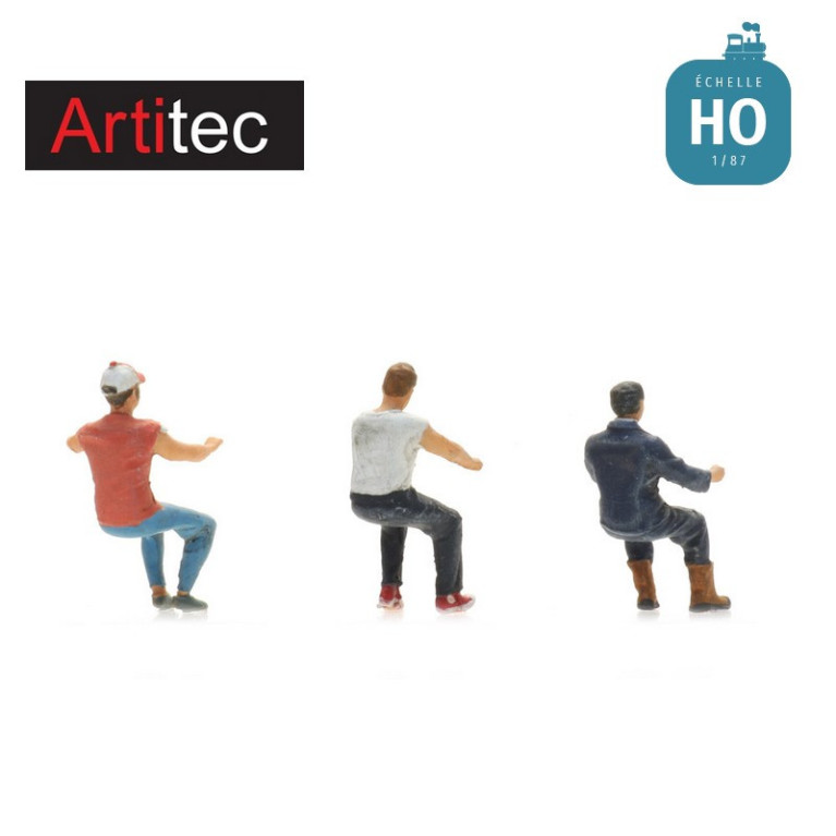 Conducteurs de camion 1970 - 2000 3pcs HO Artitec 5870012 - Maketis Conducteurs de camion 1970 - 2000 3pcs HO Artitec 5870012 - Maketis