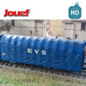 Wagon bâché à 3 essieux Lails "EVS" SNCF Ep IV HO Jouef HJ6237 - Maketis